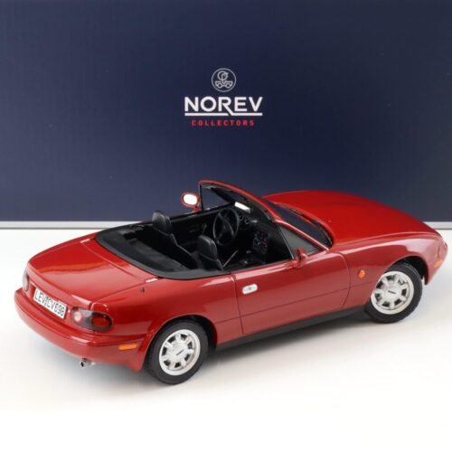 1:18 Norev Mazda MX-5 Roadster with Hardtop 1989 red 188020