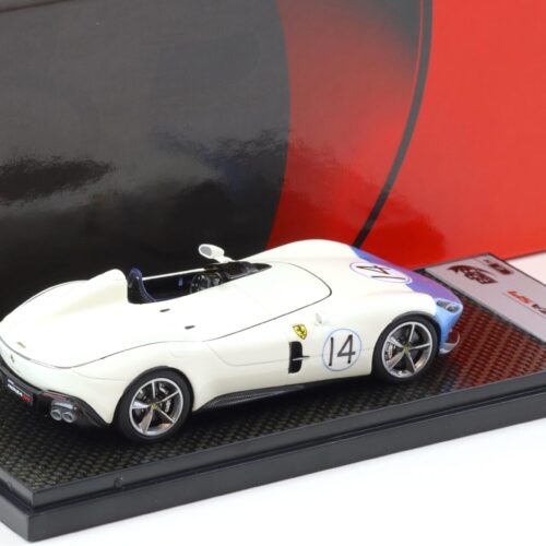1:43 BBR Ferrari Monza SP1 Bianco Sanae/ blue #14 - Limited 50 pcs.