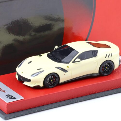 1:43 BBR Ferrari F12 TDF Avorio Gloss / red Base - Limited 20 pcs.