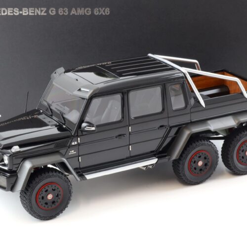 1:18 AUTOart 2013 Mercedes G63 AMG 6x6 Designo Gloss black 76306 - Image 1