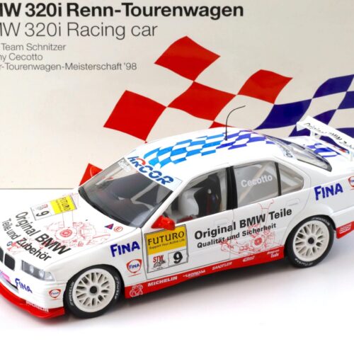 1:18 UT Models BMW 320i E36 STW 1998 Team Schnitzer #9 Cecotto DEALER VERSION