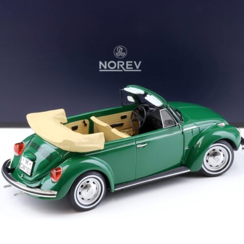 1:18 Norev VW 1303 Käfer Beetle Cabriolet 1973 Sambesi green - Limited 200 pcs.
