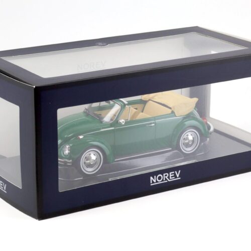 1:18 Norev VW 1303 Käfer Beetle Cabriolet 1973 Sambesi green - Limited 200 pcs.
