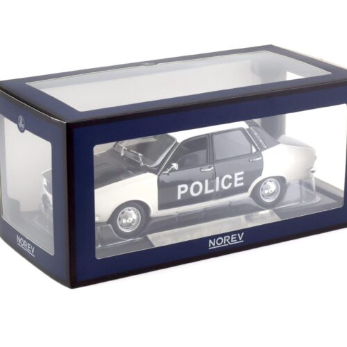 1:18 Norev Renault 12 Police 1973 white/ black - Limited 250 pcs.