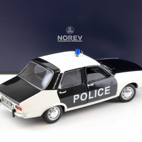 1:18 Norev Renault 12 Police 1973 white/ black - Limited 250 pcs.