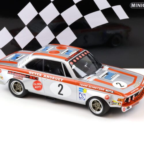 1:18 Minichamps BMW 2800 CS Team Schnitzer-Motul #2 Winners GP Nürburgring 1972
