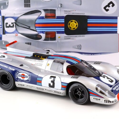 1:12 Norev Porsche 917K Winner 12h Sebring 1971 Elford/ Larrousse #3 Martini Racing 127503