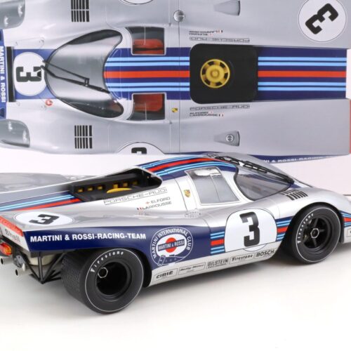 1:12 Norev Porsche 917K Winner 12h Sebring 1971 Elford/ Larrousse #3 Martini Racing 127503