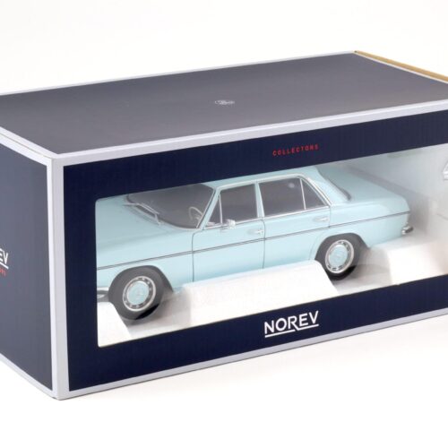 1:18 Norev Mercedes 200 Strich-Acht /8 Limousine W115 light blue 1968