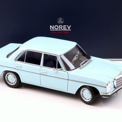 1:18 Norev Mercedes 200 Strich-Acht /8 Limousine W115 light blue 1968