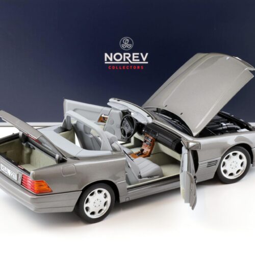 1:18 Norev Mercedes 500SL Cabriolet R129 grey 1989