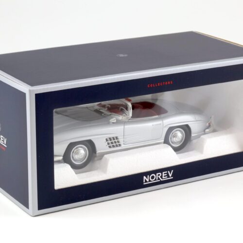 1:18 Norev Mercedes 300 SL Roadster 1957 silver with Hardtop
