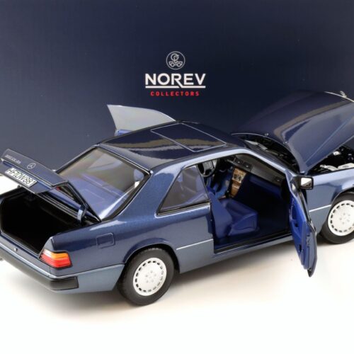 1:18 Norev Mercedes 300 CE-24 Coupe 1990 nautical blue - Limited 1000 pcs.