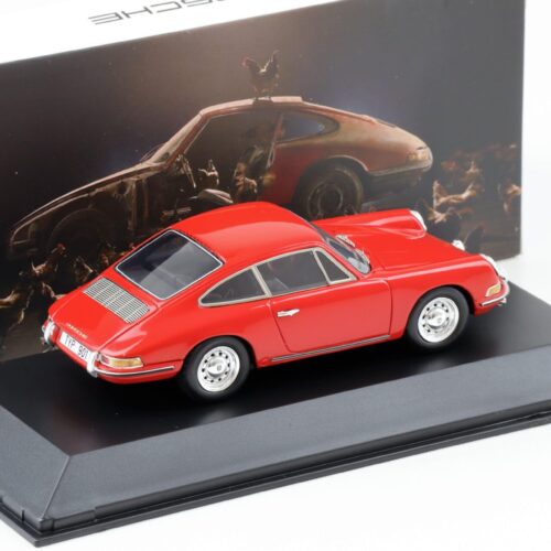 1:43 Spark Porsche 911 (901 Nr.57) Coupe 1964 Signal red MAP Porsche Museum