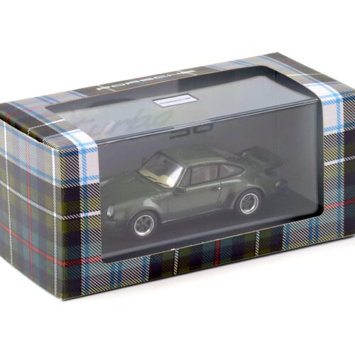 1:43 Spark Porsche 911 Turbo 3.0 Coupe Ferry Oak green metallic MAP Porsche Museum