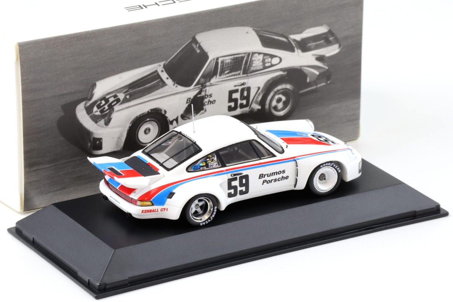 1:43 Spark Porsche 911 Carrera RSR Winner Daytona 1975 Brumos #59 MAP ...