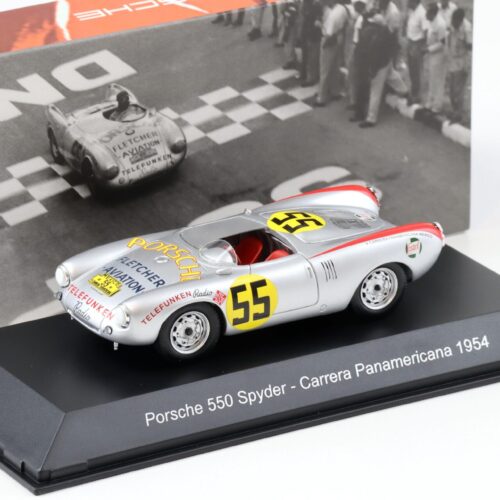 1:43 Spark Porsche 550 Spyder Carrera Panamericana 1954 #55 MAP Porsche Museum