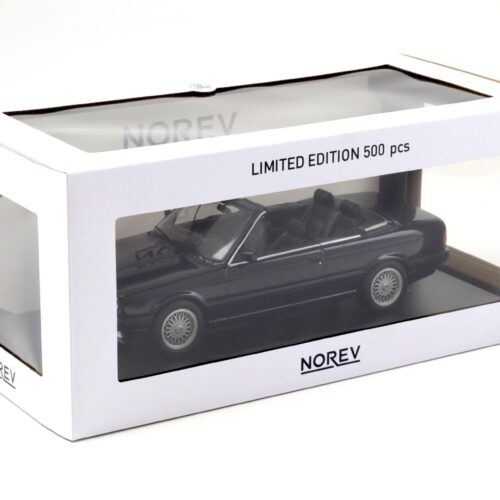 1:18 Norev BMW 325i Cabriolet E30 dark blue metallic 1991 - Limited 500 pcs.