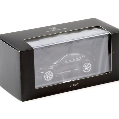 1:43 Spark Porsche 911 992 S/T Coupe black/ GT silver WAP DEALER