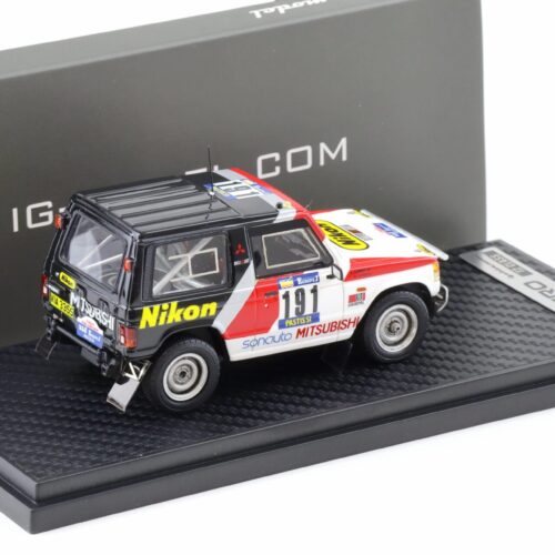 1:43 Ignition Model IG0058 Mitsubishi Pajero #191 Paris-Dakar 1984