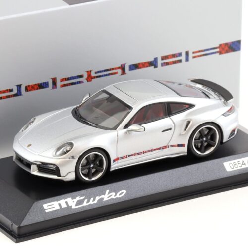 1:43 Minichamps Porsche 911 992 Turbo Sonderwunsch First Turbo silver WAP DEALER