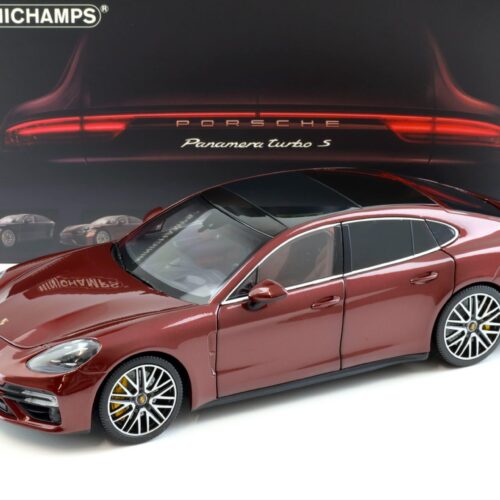 1:18 Minichamps Porsche Panamera Turbo S 2020 dark red metallic