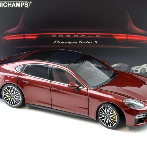1:18 Minichamps Porsche Panamera Turbo S 2020 dark red metallic