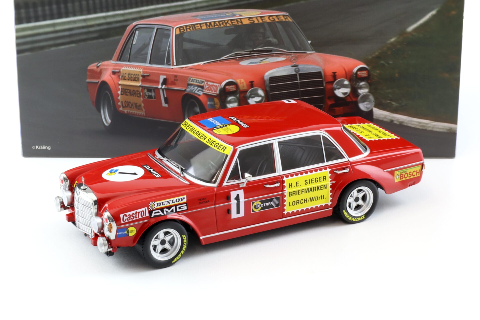 1:18 WERK83 Mercedes AMG 300 SEL 6.8 #1 Heyer/ Betzler 24h Nürburgring 1972