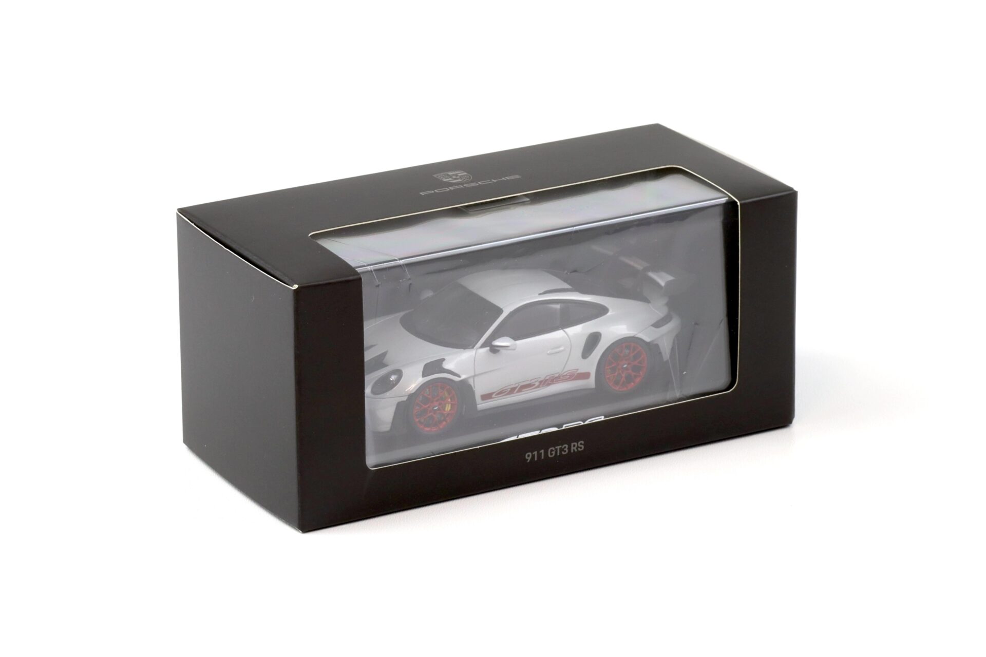 1:43 Spark Porsche 911 (992) GT3 RS ice grey metallic/ pyro red WAP DEALER
