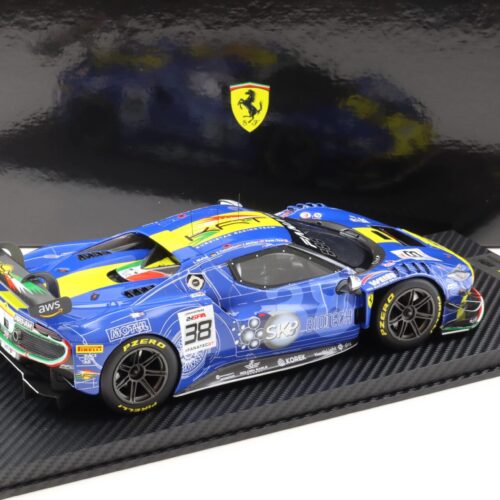 1:18 BBR Competition Ferrari 296 GT3 ST Racing 24h SPA 2023 #38 Sam.Tan/ Miller