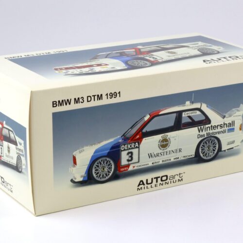 1:18 AUTOart BMW M3 E30 DTM 1991 Warsteiner #3 J.Cecotto 89145