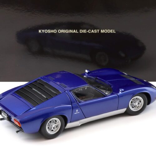 1:18 Kyosho Lamborghini Miura P400 Coupe blue metallic 08312BM