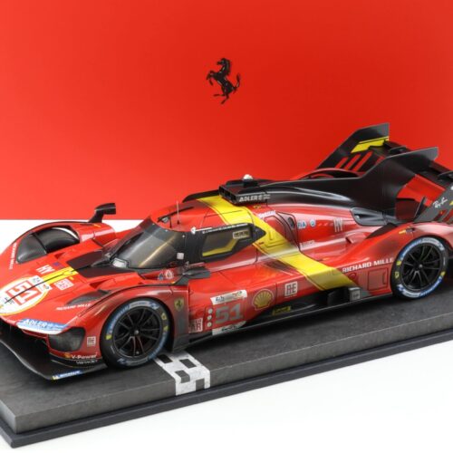1:18 BBR Ferrari 499P Winner Le Mans 2023 #51 End of Race Dirty Version - Limited 499 pcs.