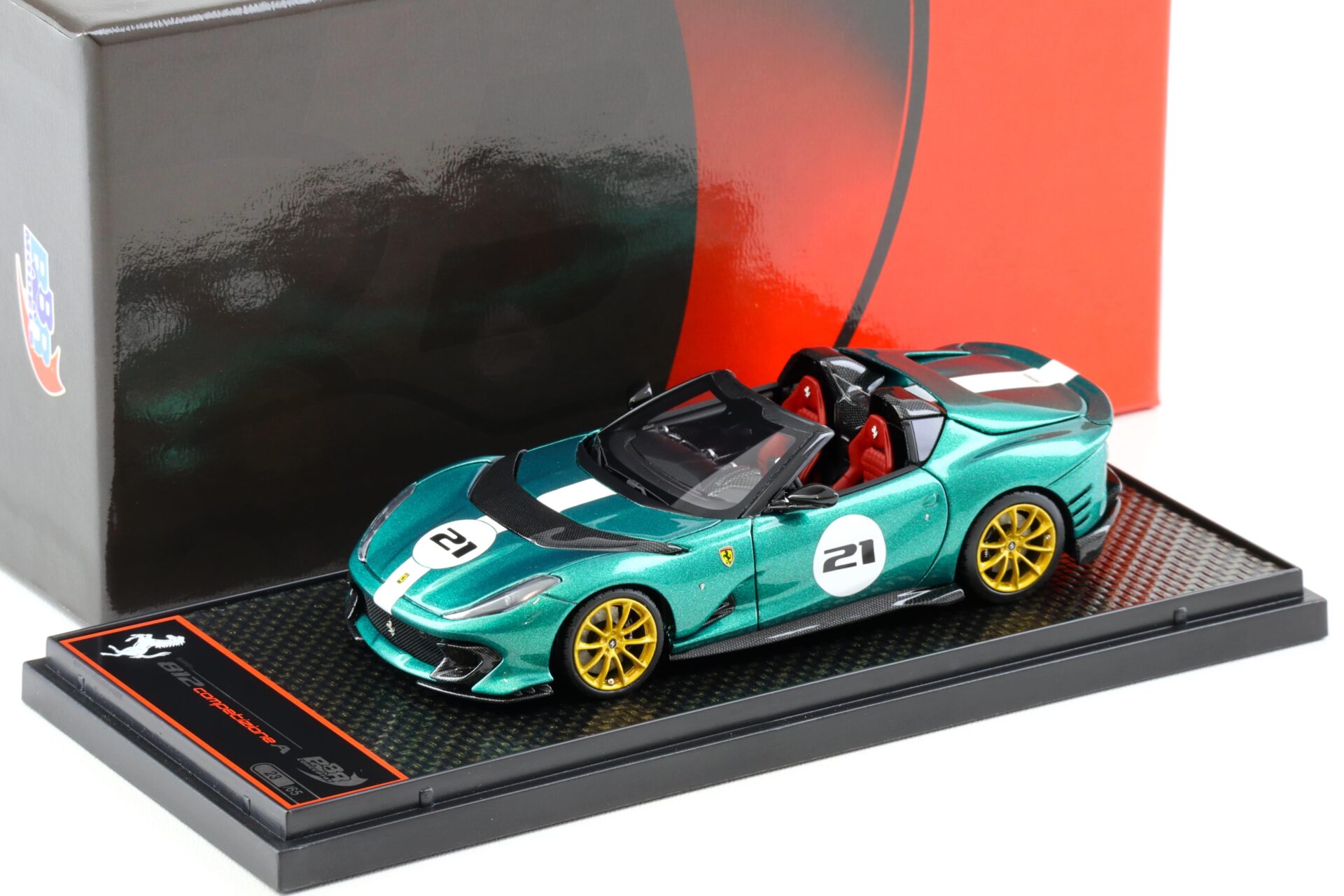 1:43 BBR Ferrari 812 Competizione A Aperta Green Jewel - Limited 65 pcs.