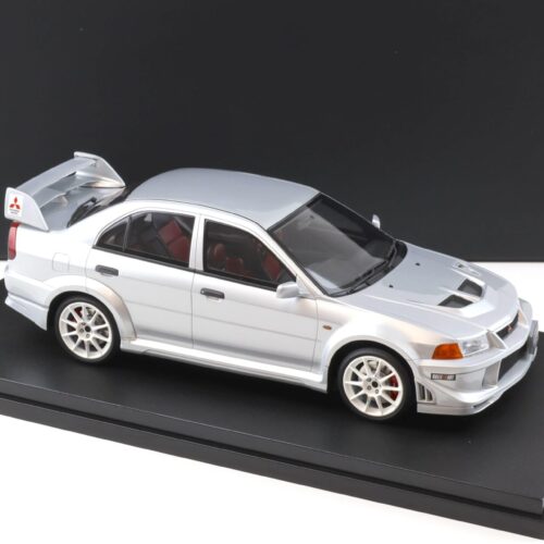 1:18 POP RACE Mitsubishi Lancer EVO 6 Tommi Makinen Edition silver