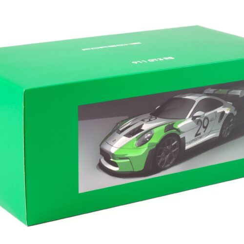 1:18 Spark Porsche 911 992 GT3 RS #29 Tribute Jo Siffert white/ green WAP DEALER - Image 4