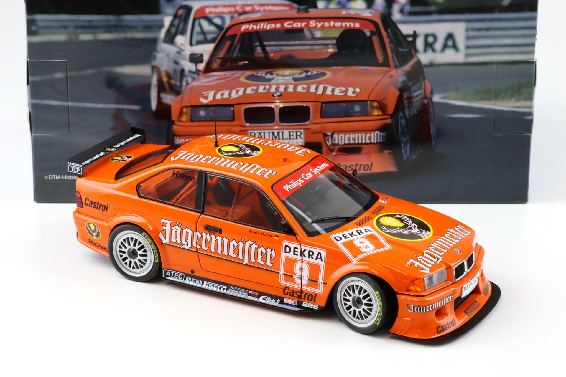 1:18 WERK83 BMW 325i E36 Coupe DTM 1993 Hahne #9 Jägermeister