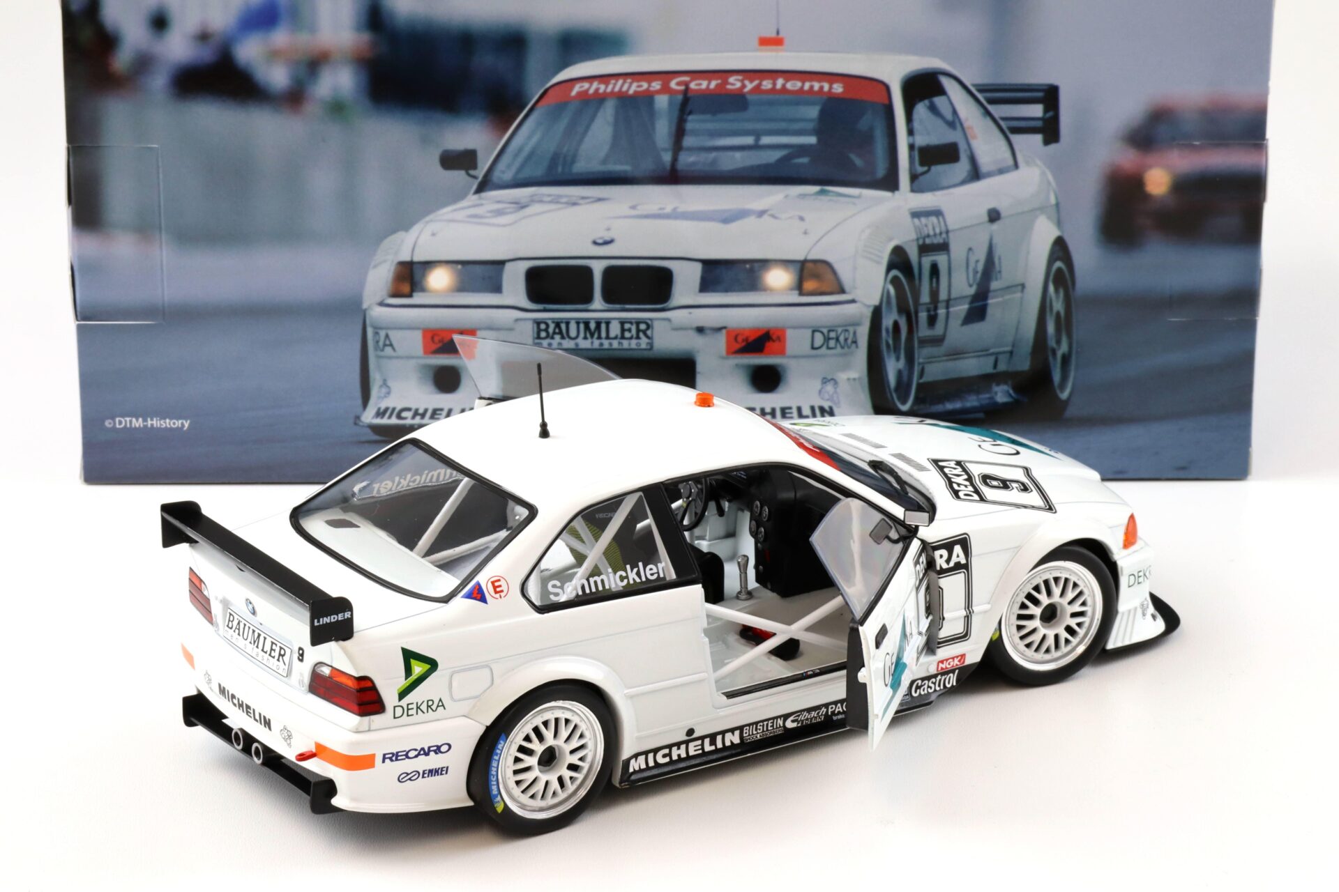 1:18 WERK83 BMW 325i E36 Coupe DTM 1994 Schmickler #9 Ge-Ka Projekt