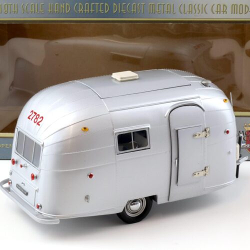 1:18 Motor City Classics AIRSTREAM Trailer Camper Wohnwagen silver 92005
