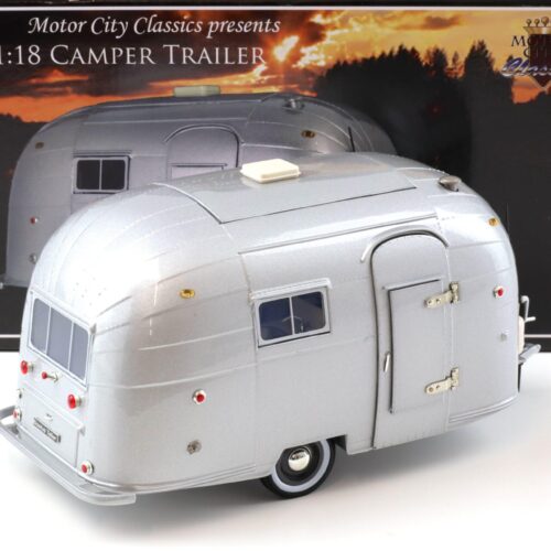 1:18 Motor City Classics Bowlus Teller Airstream Camper Wohnwagen silver 88101