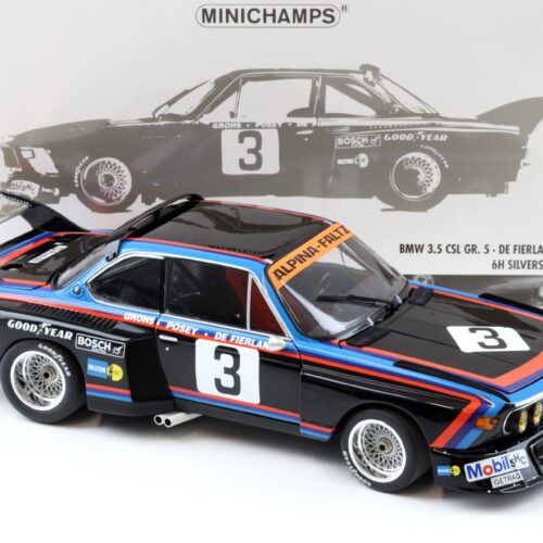 1:18 Minichamps BMW 3.5 CSL Gr.5 #3 De Fierlant/ Grohs 6h Silverstone 1976