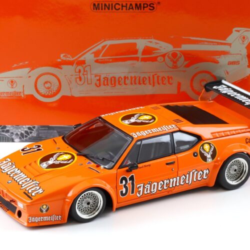 1:18 Minichamps BMW M1 DRT 1982 JÄGERMEISTER K.König #31 orange - Image 1