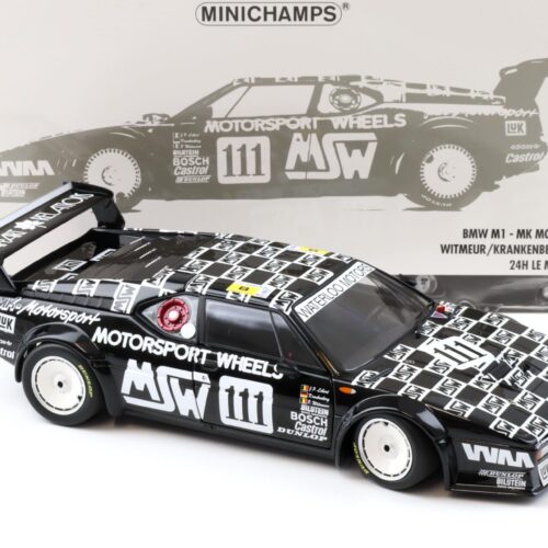 1:18 Minichamps BMW M1 MK Motorsport 24h Le Mans 1986 #111 Witmeuer/ Libert