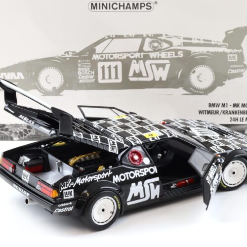 1:18 Minichamps BMW M1 MK Motorsport 24h Le Mans 1986 #111 Witmeuer/ Libert