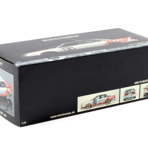 1:18 Minichamps Audi V8 Quattro DTM 1992 Team AZR #2 Frank Jelinski - Image 5