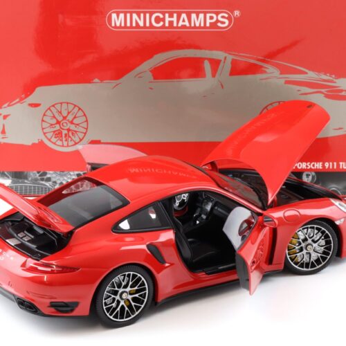 1:18 Minichamps Porsche 911 991 Turbo S Coupe 2013 red