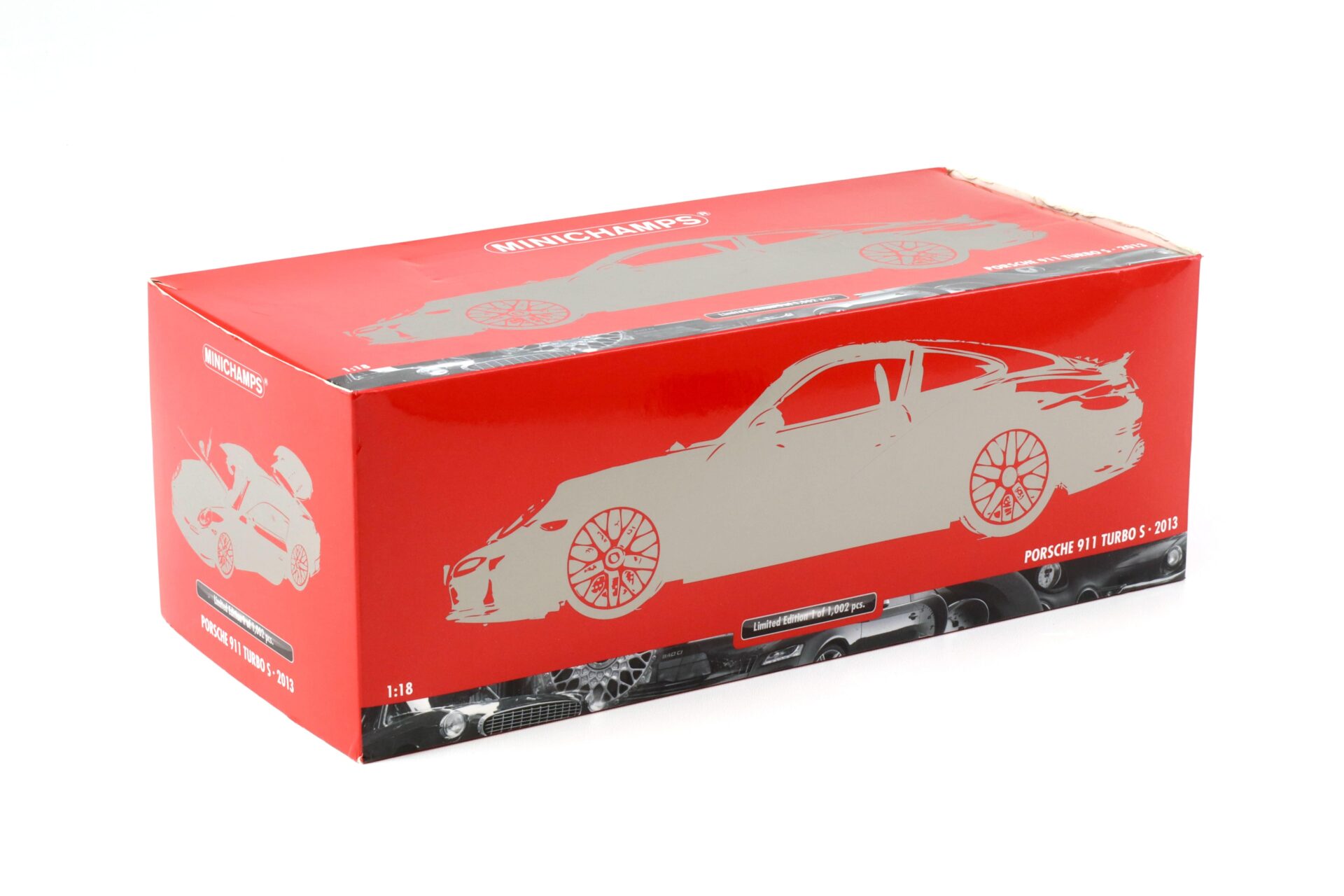 1:18 Minichamps Porsche 911 991 Turbo S Coupe 2013 red