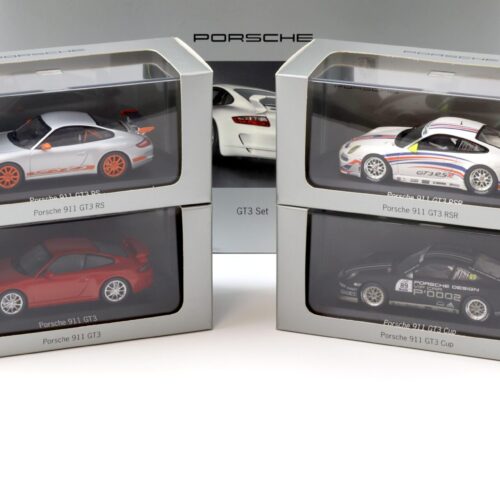 1:43 Minichamps Porsche 911 997 GT3 SET 4 pcs. RS, CUP, RSR WAP DEALER