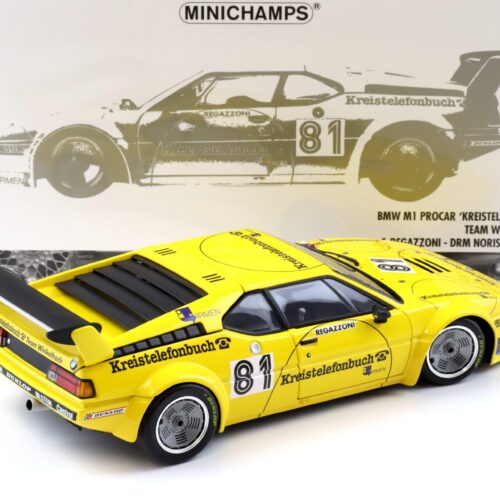 1:18 Minichamps BMW M1 ProCar KREISTELEFONBUCH Team Winkelhock Regazzoni DRM 1979