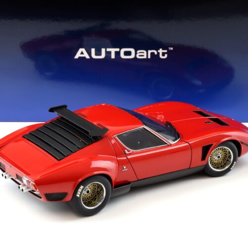 1:18 AUTOart Lamborghini Miura SVR JOTA 1968 red 79171 - Image 3